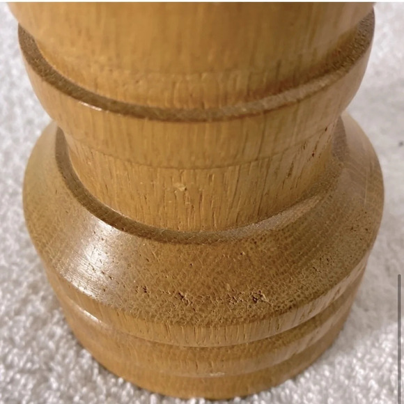 Vintage Wooden Handmade Candle  Holder - Picture 7 of 11